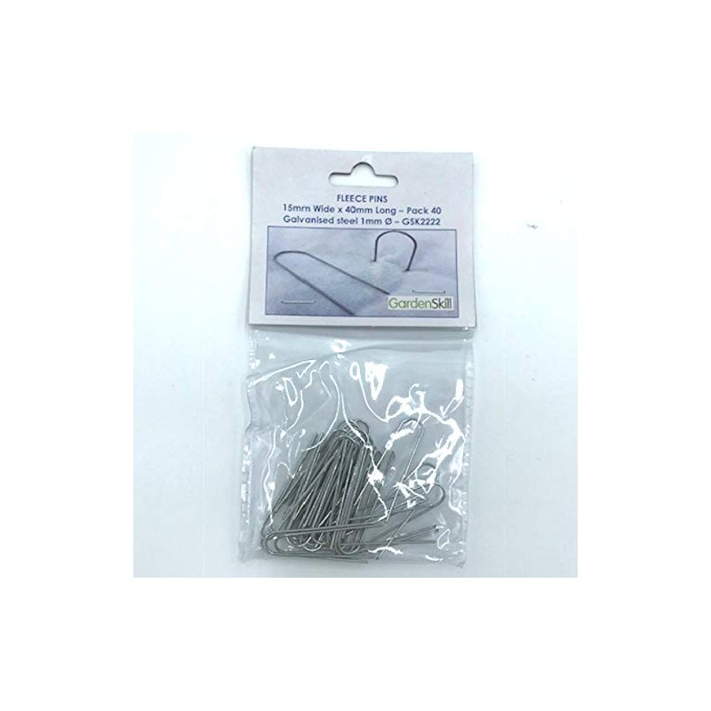 Pack 40 - U-shaped Garden Securing Pegs for securing artificial