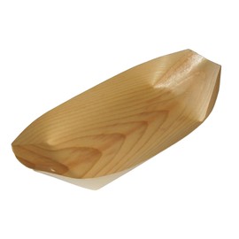 Sato Trading Sutra Boat Plate (50 Pieces), 9 Inches, Approx. 9.8 x 4.7 inches (250 x 120 mm)