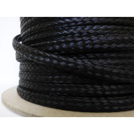 Valley 5/16" x 200 ft.  Hollow Braid Polypropylene Rope Hank.Black. Made in USA.