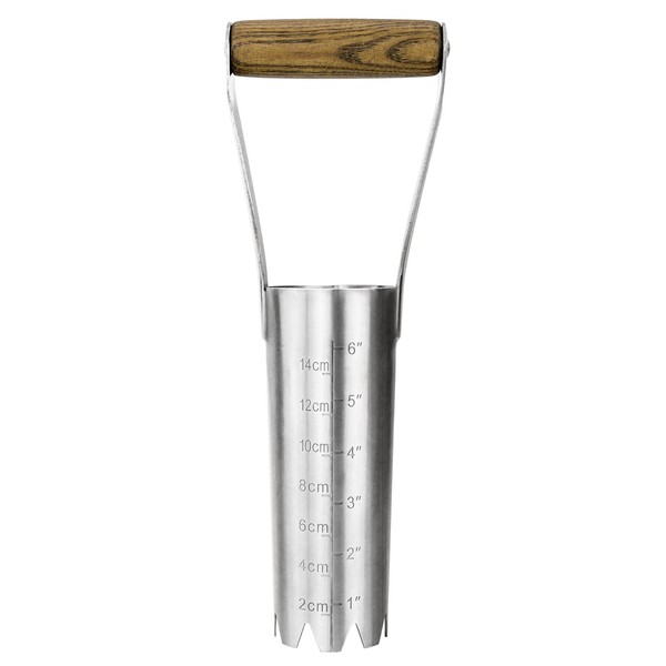 Haliaeetus Bulb Planter Tool, 6 inches Depth Mark Hand Bulb