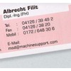 VELOFLEX 2209100 - Visitenkartentaschen selbstklebend, 90 x 57 mm, Selbstklebetaschen