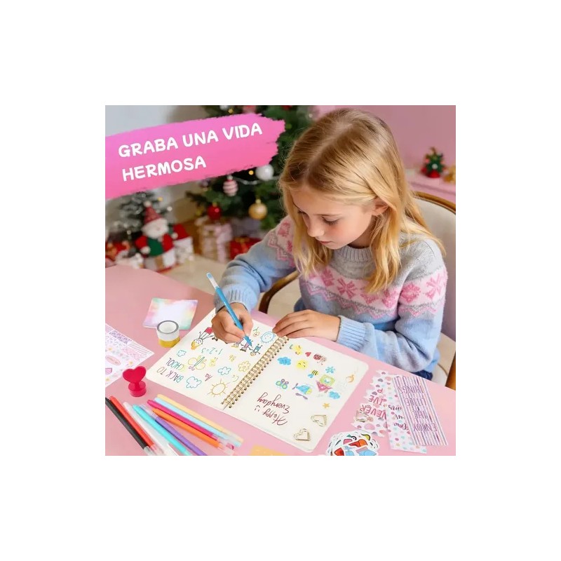 Kit De Diario Para Niñas Agendas Diy Juego De Albumes