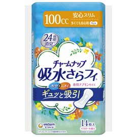 Charm Nap Absorbent and Smooth for Most Safe Powder Scent, 3.5 fl oz (100 cc), Pack of 14