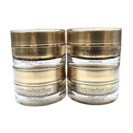 InfiniteAloe 4 x O.5 oz Infinite Aloe Gold Anti Aging Formula Slow Release Advanced Hydration