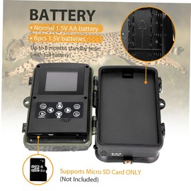 BESPORTBLE 1pc Wildlife Hunting Camera Portable Animal Monitoring Device with Night Vision for Outdoor Scouting and Security Durable for Conditions for Hunting and Observation