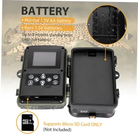 BESPORTBLE 1pc Wildlife Hunting Camera Portable Animal Monitoring Device with Night Vision for Outdoor Scouting and Security Durable for Conditions for Hunting and Observation