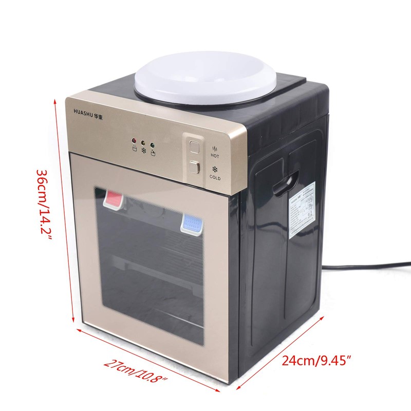Desktop Water Cooler Dispenser, Top Loading Cooler for 1 to