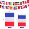2024 Flags Bunting Suited for Euro Football Championship, Double Sides
