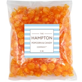 Butterscotch Hard Candy - 5lb Bulk Bag (Approx. 375 pcs) - Individually Wrapped Butterscotch Candy Discs - The Hampton Popcorn & Candy Company