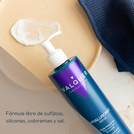 VALQUER Pack Shampoo y Mascarilla Ácido Hialurónico 400 ml + 275 ml