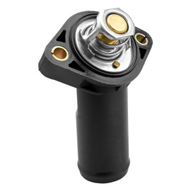 Engine Coolant Thermostat Housing Assembly Fit for Jeep Wrangler JK V6 3.8L 2007 2008 2009 2010 2011, Replace 4666149AA 85357 902-3038 CO34826 CH5357