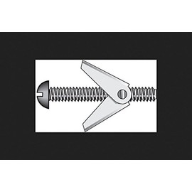 Hillman Toggle Bolts 3/16 " X 6 " Round Head Slotted Zinc Plated Steel 50/Box