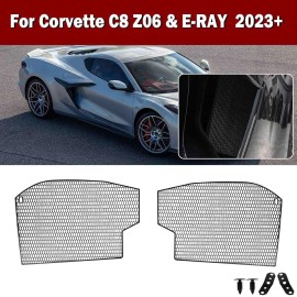 for Chevry for Corvette C8 Z06 2023+ Car Side Intake Mesh Grille Insert Kit Set