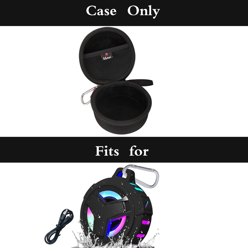 Mchoi Hard Storage case for EBODA Bluetooth Shower Speaker 2000mAh,
