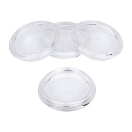 Set of 4 - Castor Cups (Caster Cups) – Floor Protection - Suitable for Upto 75mm Wheel Diameter (Furniture, Appliances, etc)