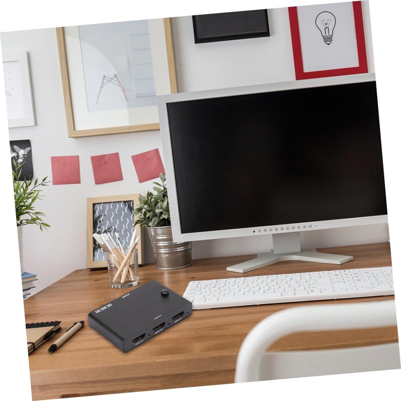 Angoily Video Splitter for Laptop Game Console Easily Between Inputs