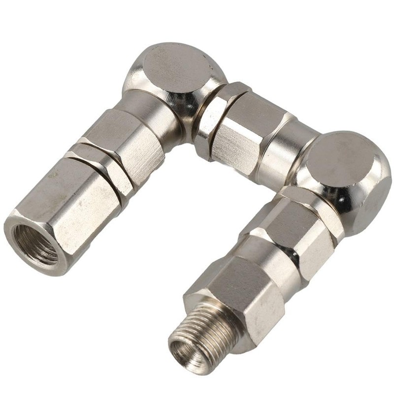 napkery 1/4 Z-Type Rotary Joint Paint Sprayer Pump Accessory 1/4"(M)