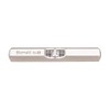 Starrett 135A Nivel de bolsillo con acabado niquelado satinado, tamaño