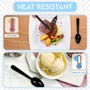 Klex 600 Disposable Plastic Spoons Heavy Weight with Heat Resistant,