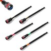 Geinxurn Impact Nut Driver Set, 5 Pieces 6”Long 1/4”5/16”3/8”7/16”1/2”6 Point
