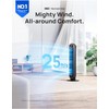 Dreo Tower Fan – Quiet Floor Fan,90° Oscillation, 4 Speeds,