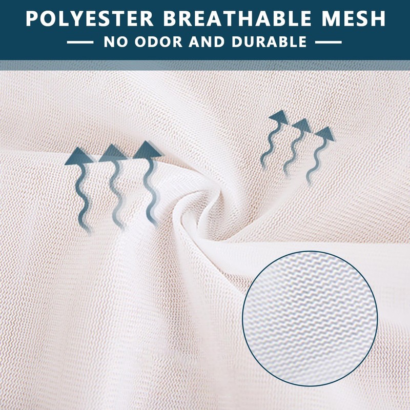 3 Pcs Drawstring Mesh Laundry Bag, Reusable Drawstring Laundry Bag,