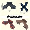 3 PCS Hat Claw Clip for Women,Large Claw Clip for