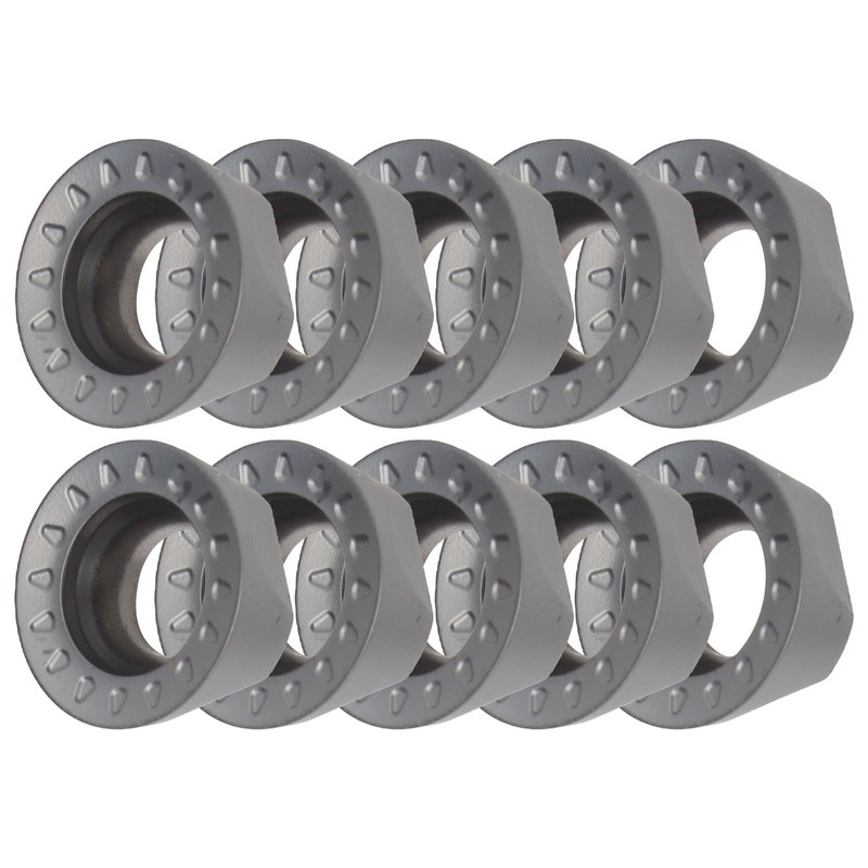 10Pcs Turning Insert Carbide Round Blade Lathe Cutter Milling CNC