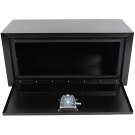 ECCPP 30inch Heavy Duty Iron Truck Bed Tool Box, RV Storage Organizer Trailer Storage ToolBox W/Lock & Keys, Underbody Flatbox Truck Car Outdoor Trailer Pickup