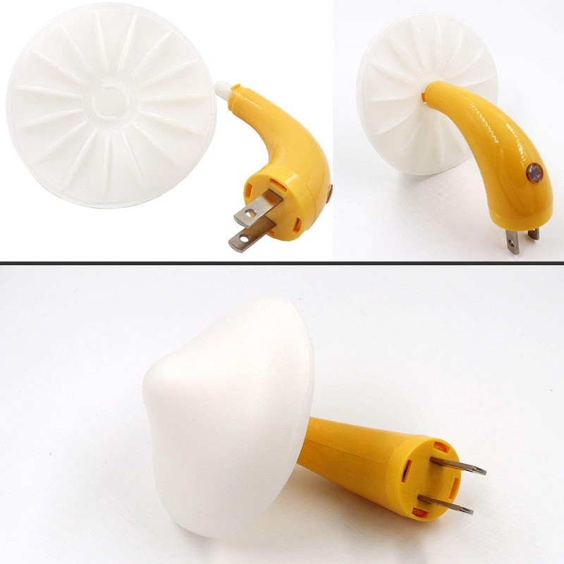 AUSAYE Sensor LED Night Light Plug in Lamp Mushroom Night