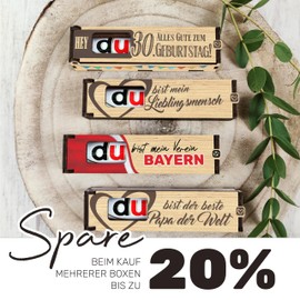 Generisch 33 Geburtstag - Schokoriegel Geschenkbox inkl. Duplo - 33 Geburtstag Deko, Geschenkideen zum 33 Geburtstag, 33 Geburtstag Frauen, 33 Geburtstag Männer, 33 Geburtstag Geschenk