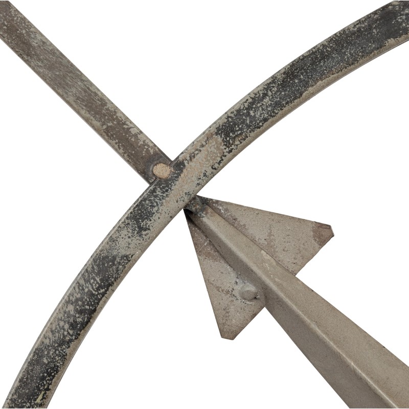 Creative Co-Op Distressed Decorative Metal Compass Wall Décor, Antiqued Iron,