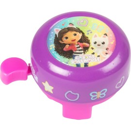 Tataway Campanello Metallo Gabby's Dollhouse Per Bici Bambini - Campanello Bicicletta Con Suono Chiaro, Design Colorato Con Personaggi Gabby, Montaggio Facile Su Manubrio