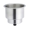 Manifish 2PCS Stainless Steel Cup Holder for Drinks with Drain