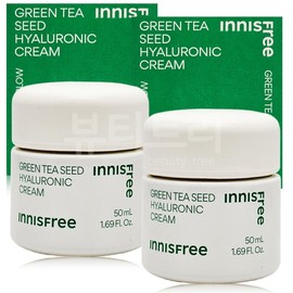 Innisfree Green Tea Seed Hyaluronic Acid Cream 50ml + 50ml / 이니스프리 그린티 씨드 히알루론산 크림 50ml + 50ml