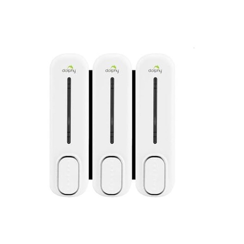 Dolphy Wall Mount Soap Dispenser 300ml (Pack of 3) |