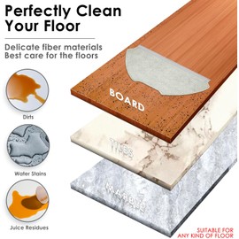 Paquete de 4 almohadillas para orejas de repuesto T20+ compatibles con Airrobo T20+ robot aspirador, paños de repuesto lavables, kit de accesorios para mopa