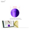 Hycodest 2" Certificate Paper Reward Stickers Embossing Labels with Serrated