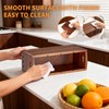 PrimZooty Natural Acacia Wood Utensil Holder for Kitchen Counter (X-Large),
