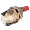 Resin Soldier Skull Modeling Statue Skeleton Sculpture Home Desktop Decoration