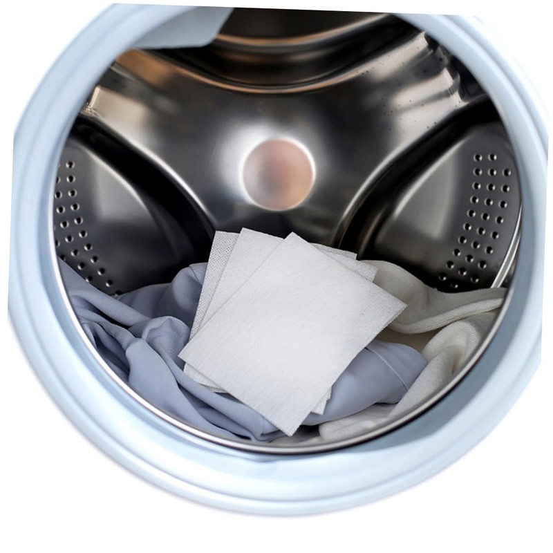 COLLBATH Laundry Dyeing Proof Absorption Sheets 48 Sheets of Absorbing