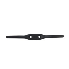 6" Black Light Duty Cast Aluminum Flagpole Cleat for Inground Outdoor Sectional Flagpoles, Made in USA