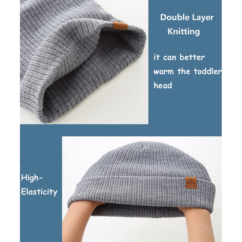 Gorro de invierno para niños pequeños, elegante gorro de invierno