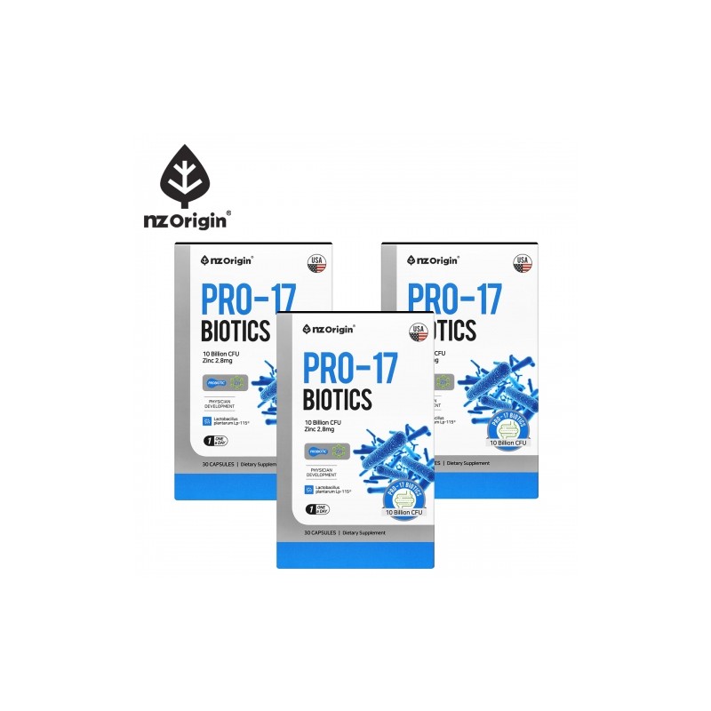 NZ Origin Pro-17 Biotics 30 Capsules / 엔젯오리진 프로-17 바이오틱스