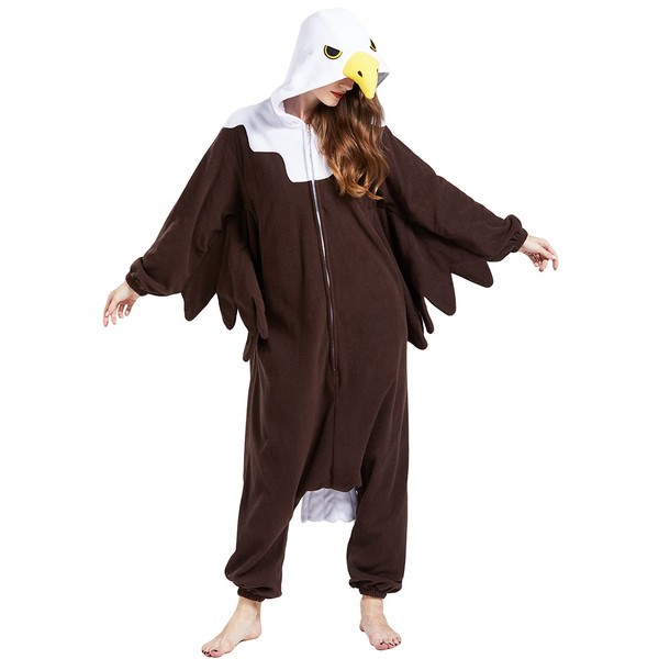 SAMGU Eagle Onesie Adult Halloween Christmas Animal Cosplay Costume One