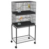NicBex 64.5" Double Stackable Bird Cage, Large Parakeet Cages with