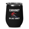 Luxe Gifting Snowboarding Black Edition Wine Tumbler 12oz - Carving