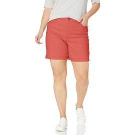 Gloria Vanderbilt Women's Amanda Basic Jean Short, Persimmon, 10