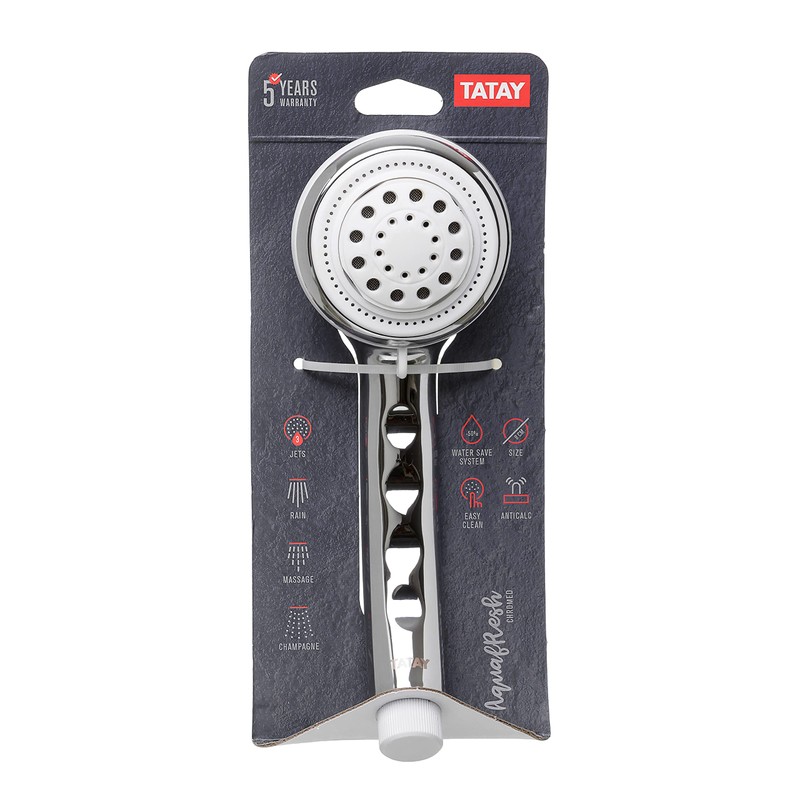 TATAY Hydro Handshower Aquafresh, ABS, Silver, One Size