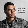 GUNNAR Computer Readers+2.00 - Haus Onyx Amber Lens - Blue
